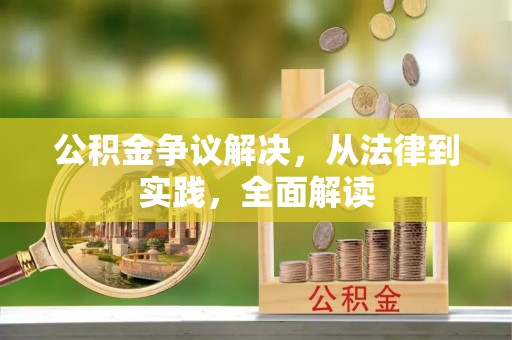 酉阳公积金争议解决，从法律到实践，全面解读