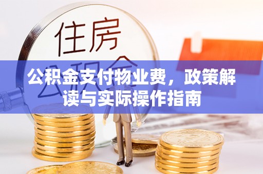 酉阳公积金支付物业费，政策解读与实际操作指南
