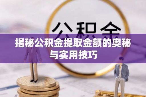 酉阳揭秘公积金提取金额的奥秘与实用技巧