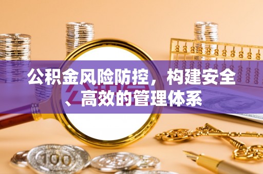 酉阳公积金风险防控，构建安全、高效的管理体系