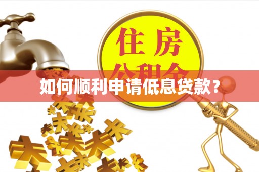 酉阳如何顺利申请低息贷款？