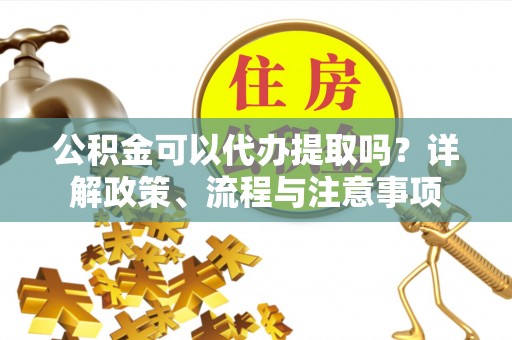 酉阳公积金可以代办提取吗？详解政策、流程与注意事项
