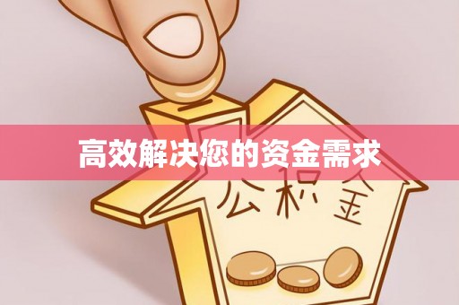 酉阳高效解决您的资金需求