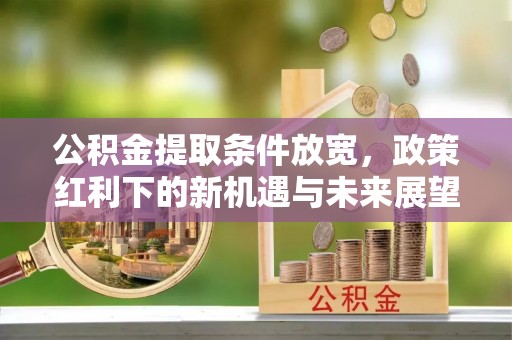 酉阳公积金提取条件放宽，政策红利下的新机遇与未来展望