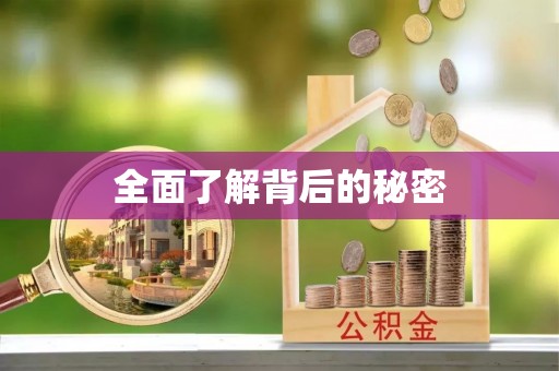 酉阳全面了解背后的秘密