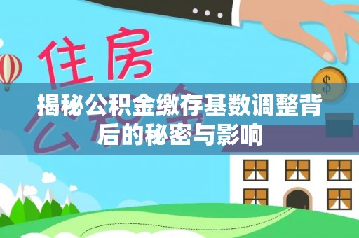 酉阳揭秘公积金缴存基数调整背后的秘密与影响