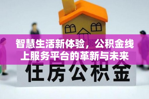酉阳智慧生活新体验，公积金线上服务平台的革新与未来
