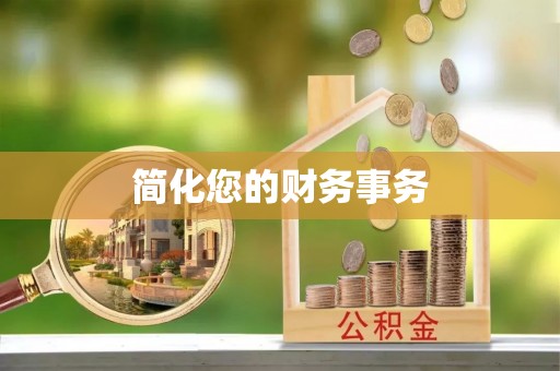 酉阳简化您的财务事务