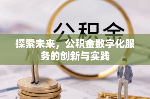 酉阳探索未来，公积金数字化服务的创新与实践