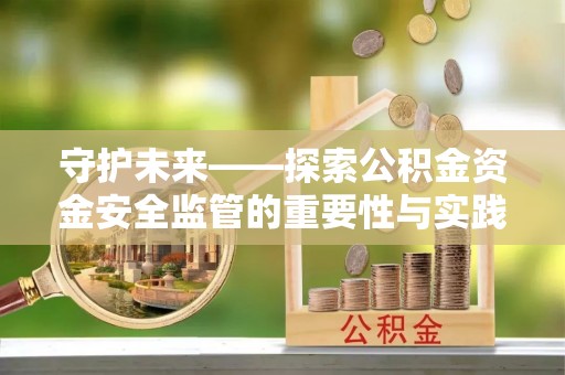 酉阳守护未来——探索公积金资金安全监管的重要性与实践路径